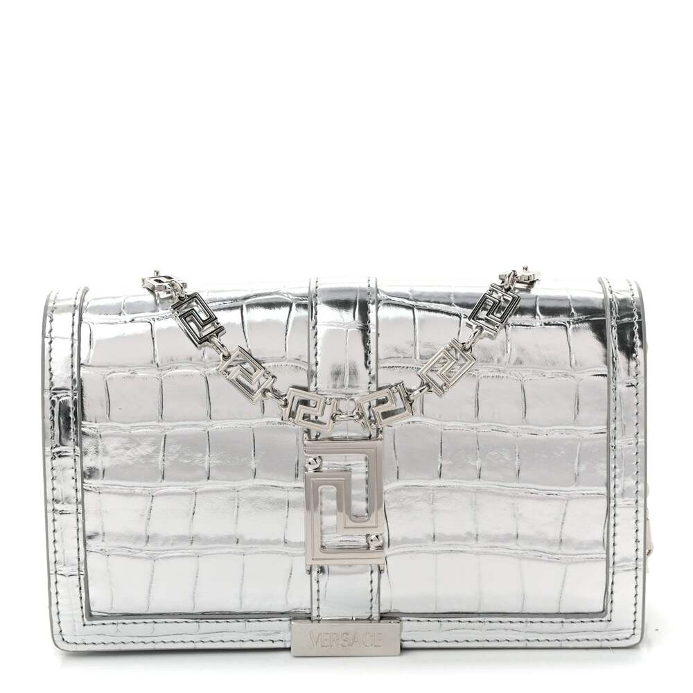Versace Metallic Crocodile Embossed #264304V10B